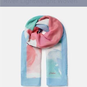 Joules Ladies River Printed Scarf